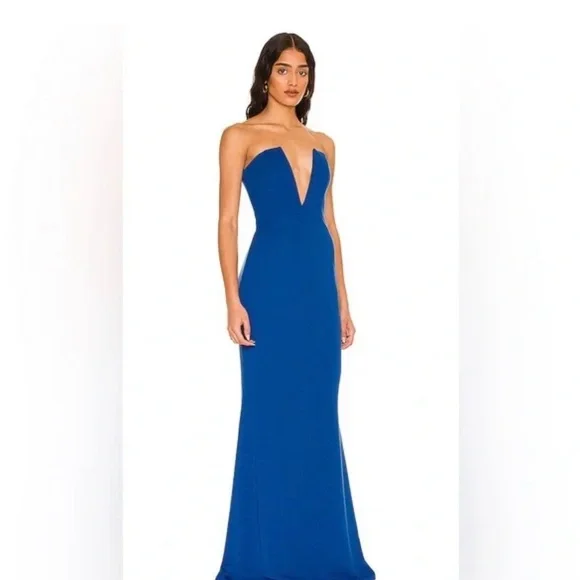 Katie May Crush Gown NWT Ocean Large - Picture 2 of 7